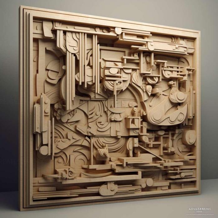 نموذج ثلاثي الأبعاد لآلة CNC 3D Art 